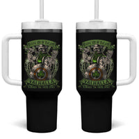 Irish Viking Tumbler With Handle Brave Son Of Ireland Valhalla Embrace The Viking Spirit