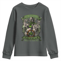 Irish Viking Youth Sweatshirt Brave Son Of Ireland Valhalla Embrace The Viking Spirit