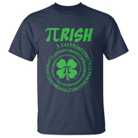 Funny St Patricks Day Pi Symbol Lover T Shirt Pirish 3,14 Pi Number Shamrock