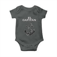 El Capitan Boating Captain Baby Onesie Funny Boat Sailing Vintage Anchor