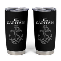 El Capitan Boating Captain Tumbler Cup Funny Boat Sailing Vintage Anchor