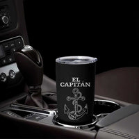 El Capitan Boating Captain Tumbler Cup Funny Boat Sailing Vintage Anchor