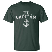 El Capitan T Shirt Funny Boat Captain Vintage Anchor