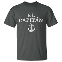 El Capitan T Shirt Funny Boat Captain Vintage Anchor