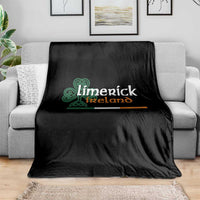 Limerick Ireland Throw Blanket Irish City Souvenir St Patricks Day Celtic Shamrock