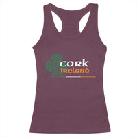 Cork Ireland Racerback Tank Top Irish City Souvenir St Patricks Day Celtic Shamrock