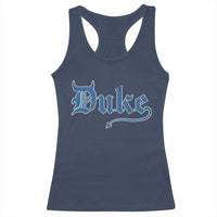 Duke Gothic Throwback Racerback Tank Top Game Day for Sports Fan
