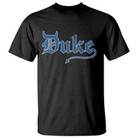 Duke Gothic Throwback T Shirt Game Day for Sports Fan