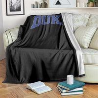 Duke Bold Script Name Sports Fans Throw Blanket