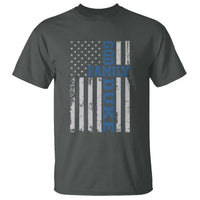 God Family Duke T Shirt Blue Game Day Vintage American Flag