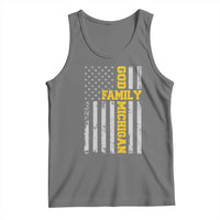 God Family Michigan Tank Top Game Day Vintage American Flag