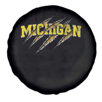 Michigan Fan Spare Tire Cover MI State Sports Game Day Scratch Mark