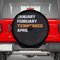 January February Tennessee April Spare Tire Cover Basketball Game Day