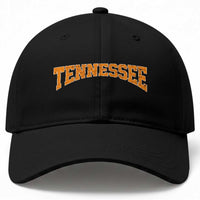 Tennessee Fan Baseball Cap Orange Bold Sport State Letters Game Day