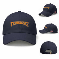 Tennessee Fan Baseball Cap Orange Bold Sport State Letters Game Day