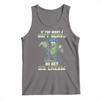 Funny Pickeball Tank Top If You Want A Soft Serve Go Get Ice Cream Paddle - Wonder Print Shop