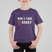 Funny Crawfish T Shirt For Kid Who's Your Craw Daddy Vintage Gift For Men - Wonder Print Shop