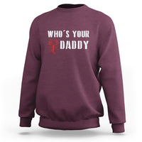 Funny Crawfish Sweatshirt Who's Your Craw Daddy Vintage Gift For Men - Wonder Print Shop