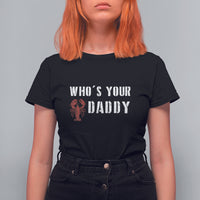 Funny Crawfish T Shirt For Women Who's Your Craw Daddy Vintage Gift For Men - Wonder Print Shop