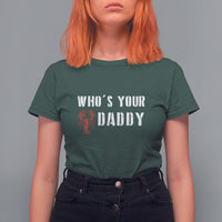 Funny Crawfish T Shirt For Women Who's Your Craw Daddy Vintage Gift For Men - Wonder Print Shop