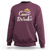 Cinco De Mayo Funny Drinking Sweatshirt Cinco De Drinko Men Women Tequila - Wonder Print Shop