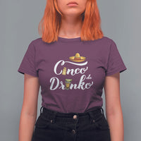 Cinco De Mayo Funny Drinking T Shirt For Women Cinco De Drinko Men Women Tequila - Wonder Print Shop