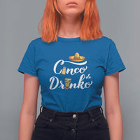 Cinco De Mayo Funny Drinking T Shirt For Women Cinco De Drinko Men Women Tequila - Wonder Print Shop