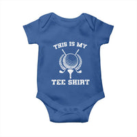 Golf Lover Baby Onesie This Is My Tee Shirt Golfing Player - Wonder Print Shop