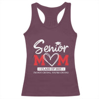 Senior Mom Class Of 2025 Graduate Racerback Tank Top
