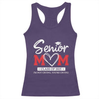 Senior Mom Class Of 2025 Graduate Racerback Tank Top