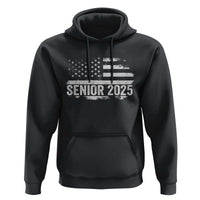 Senior 2025 Graduation Hoodie Class Of 2025 Vintage American Flag