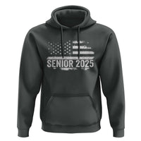 Senior 2025 Graduation Hoodie Class Of 2025 Vintage American Flag