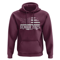 Senior 2025 Graduation Hoodie Class Of 2025 Vintage American Flag