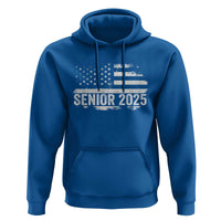 Senior 2025 Graduation Hoodie Class Of 2025 Vintage American Flag