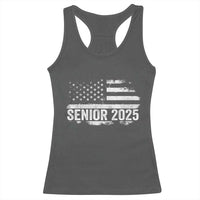 Senior 2025 Graduation Racerback Tank Top Class Of 2025 Vintage American Flag