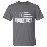 Senior 2025 Graduation T Shirt Class Of 2025 Vintage American Flag