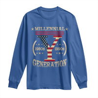 Funny Gen Y Long Sleeve Shirt Millennial proud Member Of Y Generation