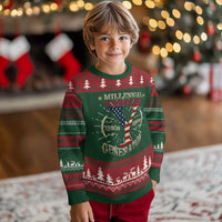 Funny Gen Y Knitted Sweatshirt Millennial proud Member Of Y Generation - Wonder Print Shop