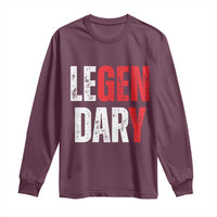 Funny Gen Y Legendary Long Sleeve Shirt Vintage Generation Y