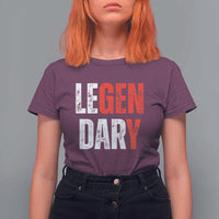 Funny Gen Y Legendary T Shirt For Women Vintage Generation Y