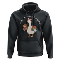 Outnumbered By Girls Hoodie Funny Girl Dad Goose