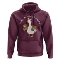 Outnumbered By Girls Hoodie Funny Girl Dad Goose
