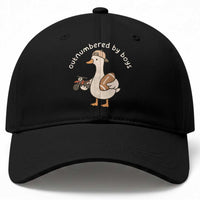 Outnumbered By Boys Funny Mom Goose Baseball Cap