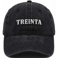 Spanish Mexican 30th Birthday Washed Cotton Baseball Cap Treinta 30 Years Old Bday