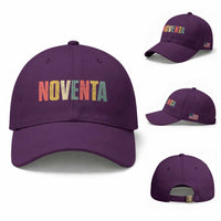 90th Birthday Noventa Baseball Cap Spanish Mexican 90 Years Old Bday