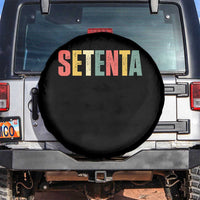 70th Birthday Setenta Spare Tire Cover Spanish Mexican 70 Years Old Bday