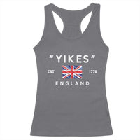 Funny Yikes England 1776 Racerback Tank Top 4th Of July USA Union Jack Flag - Wonder Print Shop