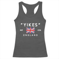 Funny Yikes England 1776 Racerback Tank Top 4th Of July USA Union Jack Flag - Wonder Print Shop