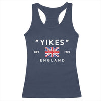Funny Yikes England 1776 Racerback Tank Top 4th Of July USA Union Jack Flag - Wonder Print Shop