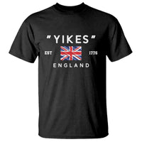 Funny Yikes England 1776 T Shirt 4th Of July USA Union Jack Flag - Wonder Print Shop